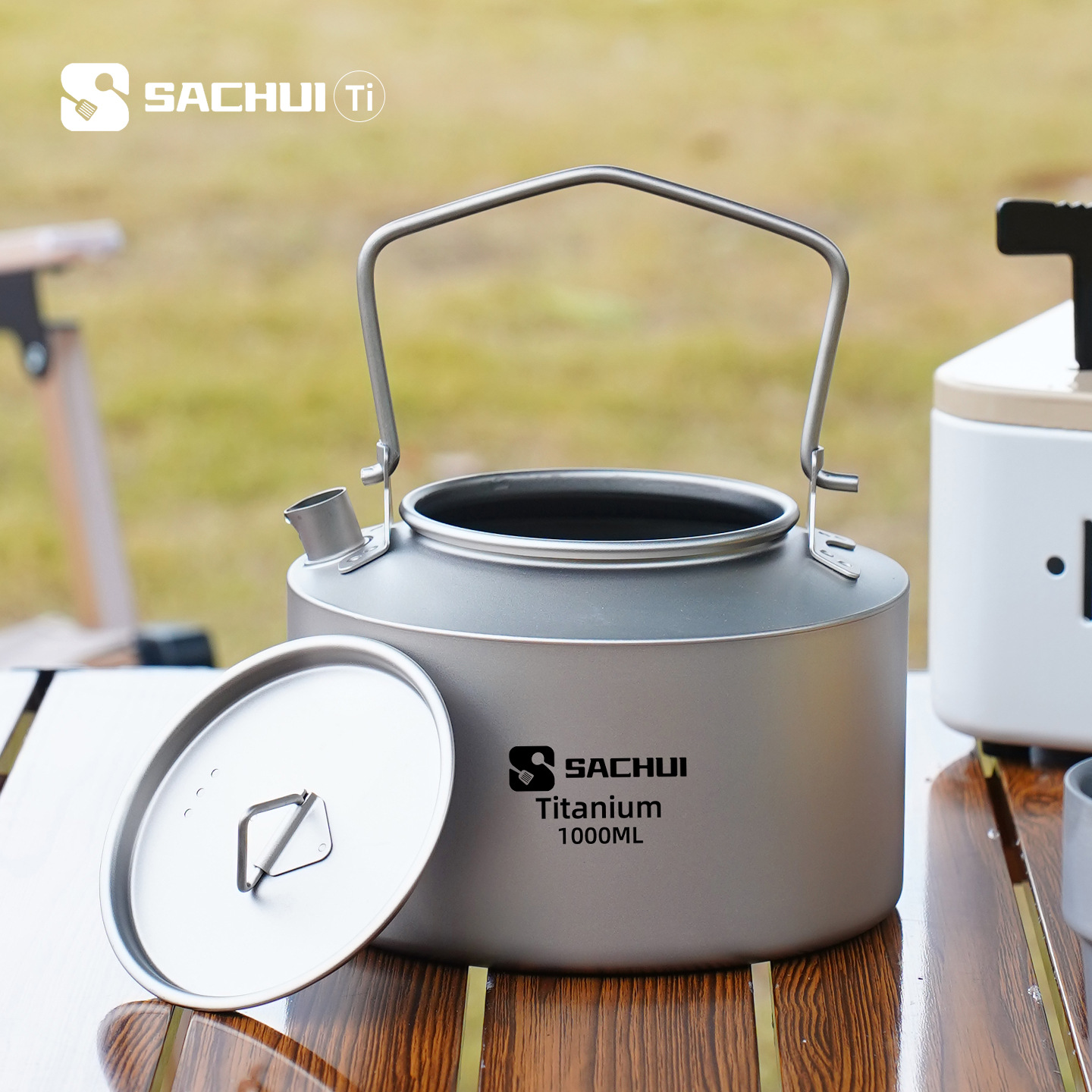 Camping Cooking Equipment - Чайник из чистого титана 1000 мл,