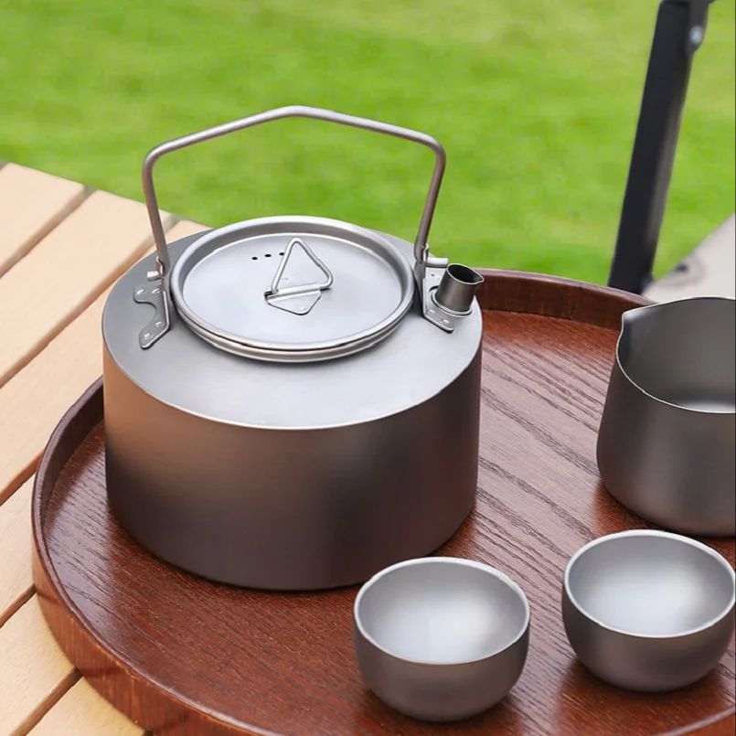 Camping Cooking Cup - Титановый чайник для кемпинга, 950 мл,
