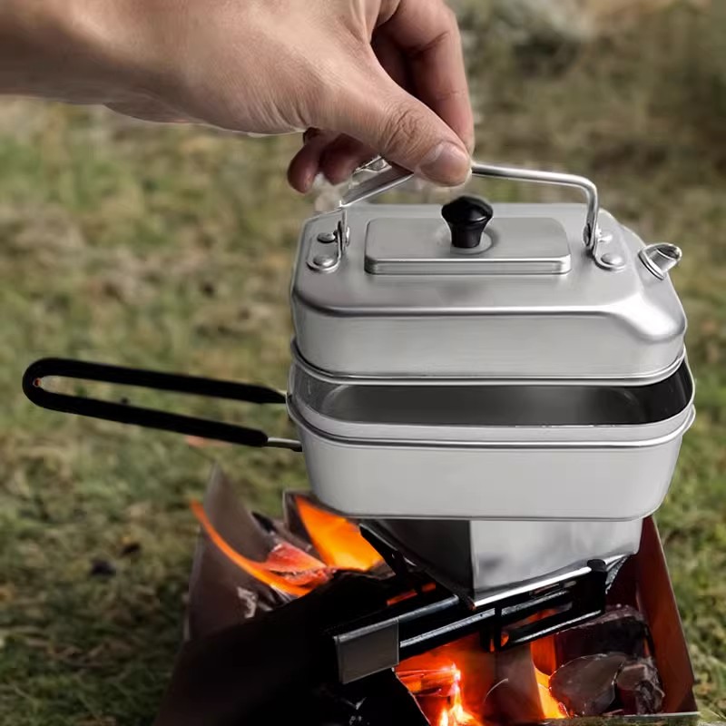 Camping Cooking Cup - Сверхлегкий портативный туристический чайник для пикника,