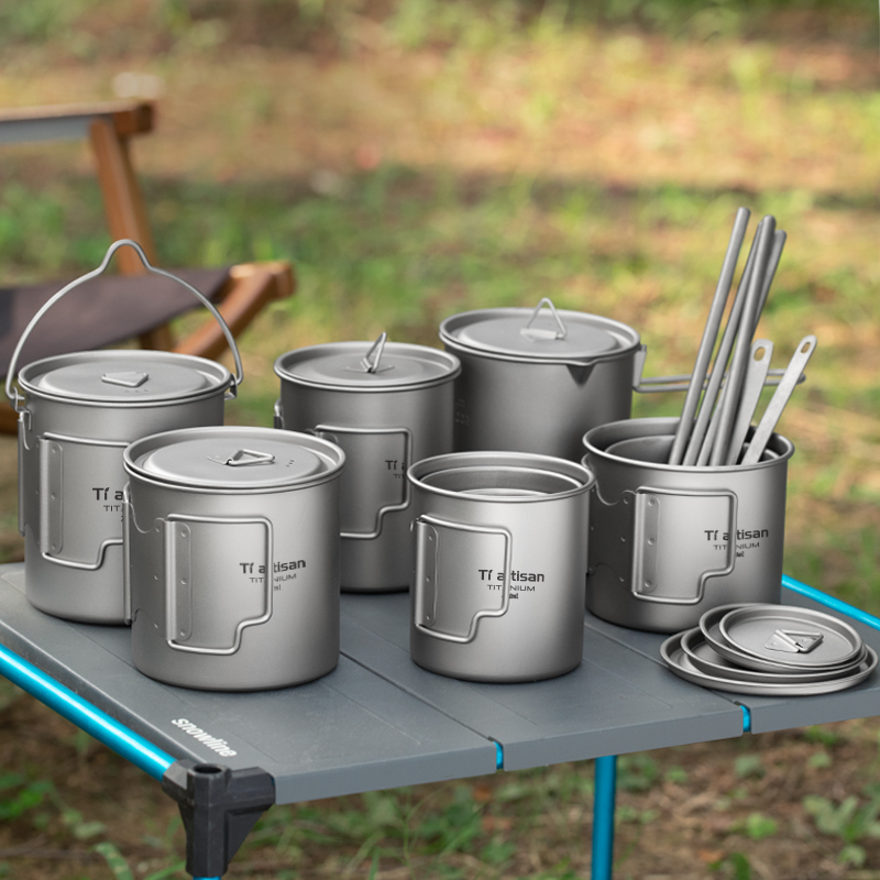 Camping Cooking Cup - Tiartisan уличная титановая легкая портативная чашка