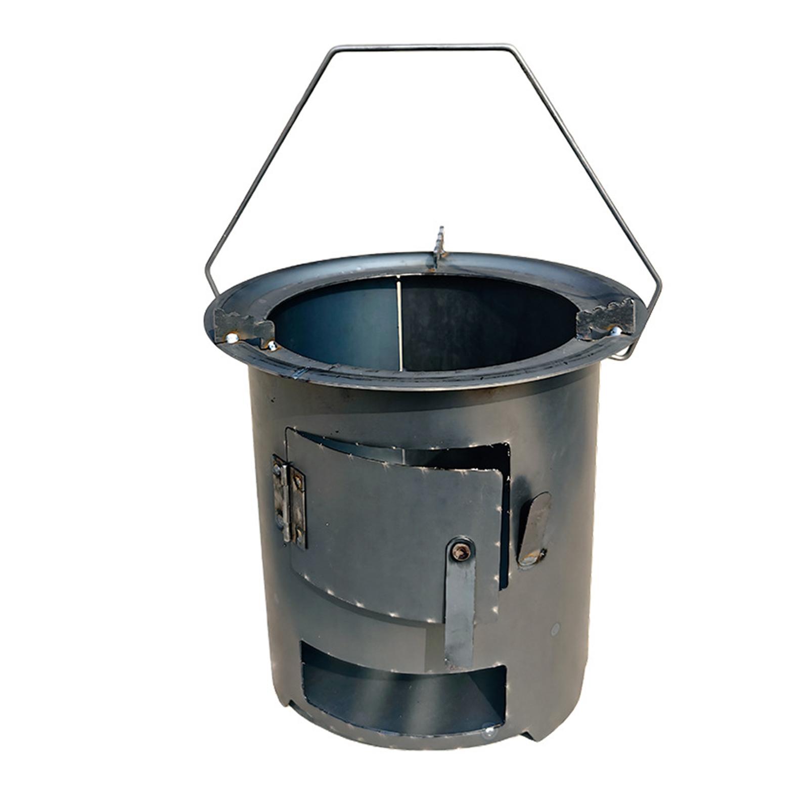 Camping Cooking Fire Stove - Портативная складная железная печь-гриль для кемпинга,