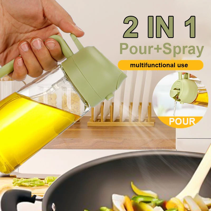 Camping Cooking Oil - 2 в 1, распылитель, кухонная фритюрница,