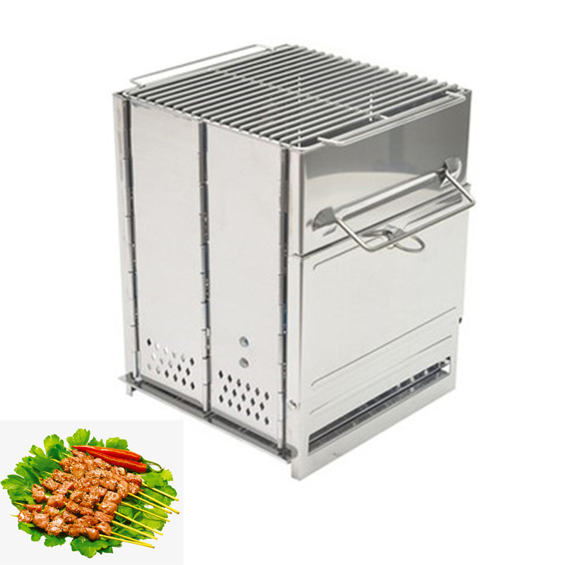 Camping Cooking Equipment - Портативная разборная дровяная печь для кемпинга