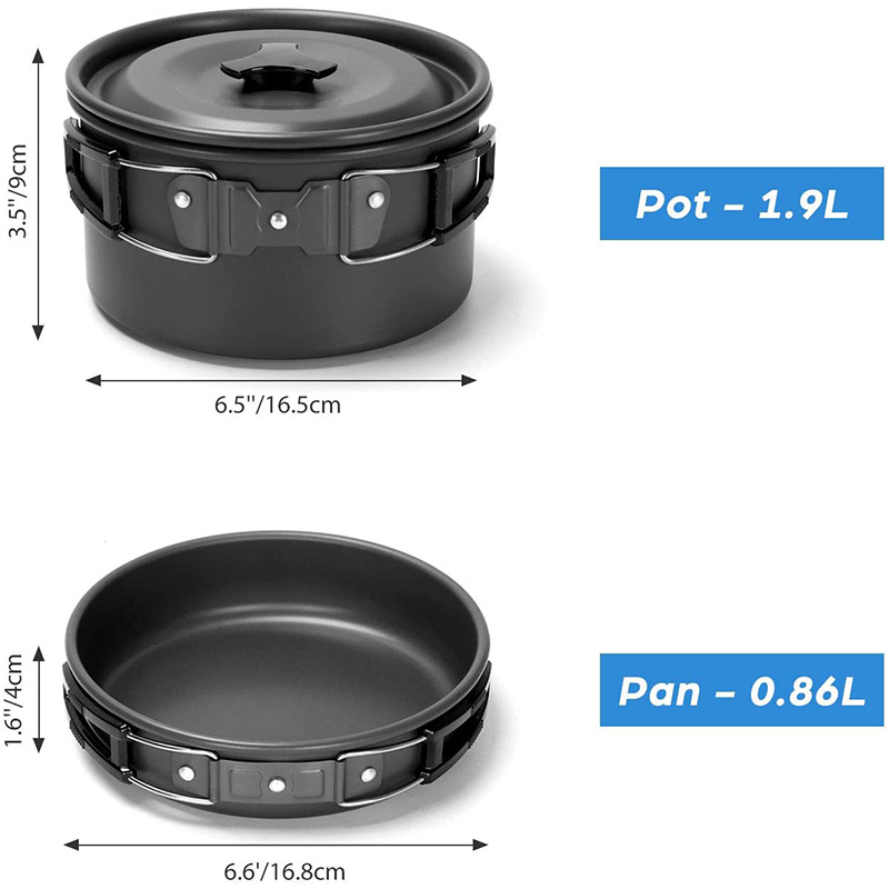 Camping Cooking Cup - Набор походной посуды для кемпинга: кастрюля,