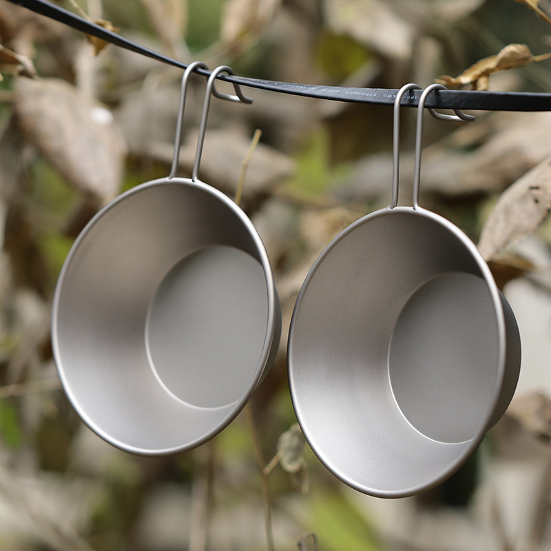 (1 шт.) Титановая походная мис – обзор и цена Camping Cooking Cup