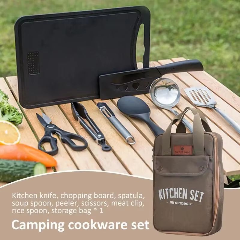 Набор походной кухонной утвари – обзор и цена Camping Cooking Backpack