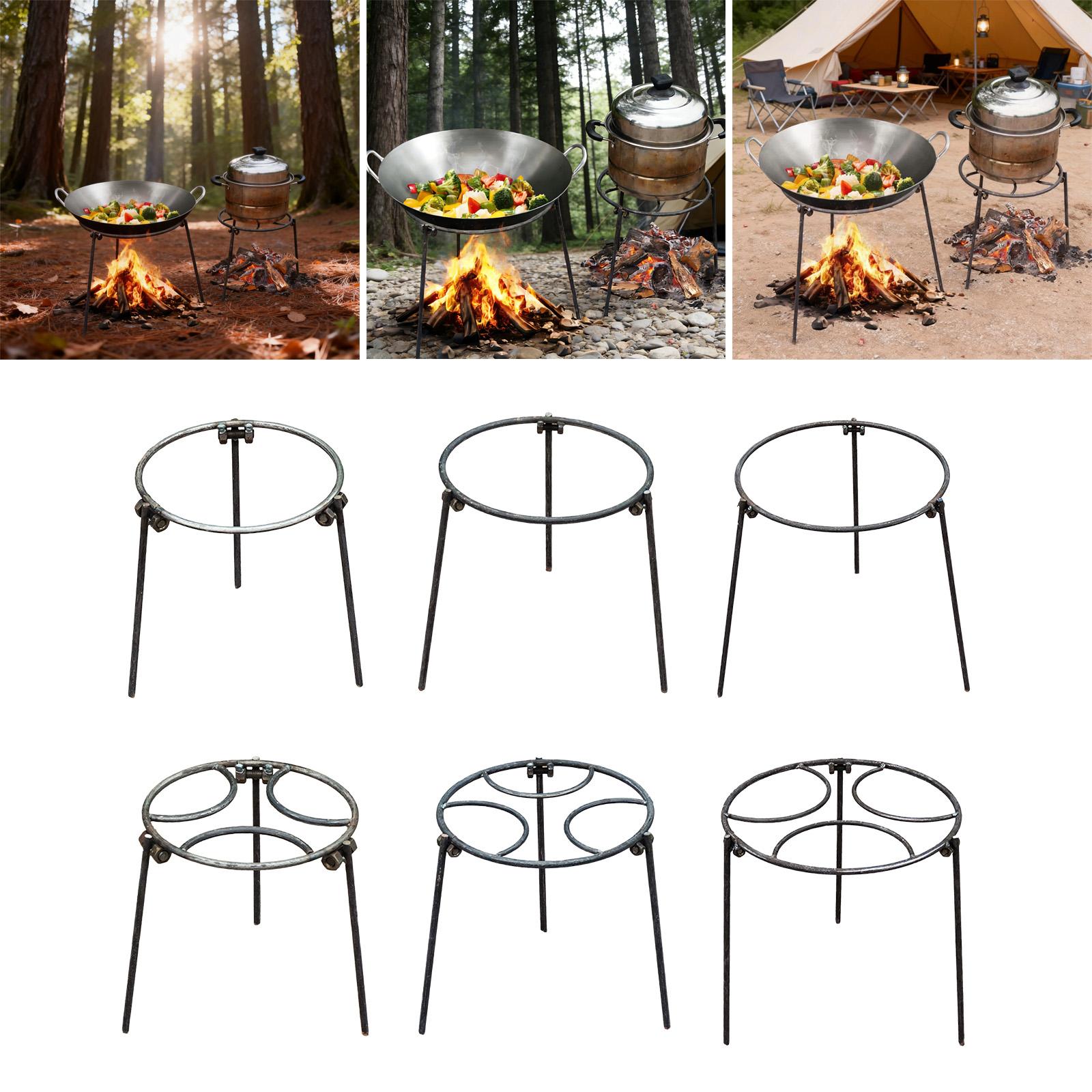 Трехногая подставка для костра – обзор и цена Camping Cooking Fire Stove