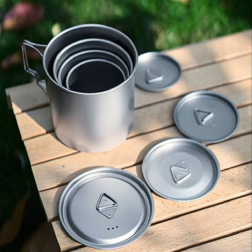 Новые титановые чашки для кемп – обзор и цена Camping Cooking Cup