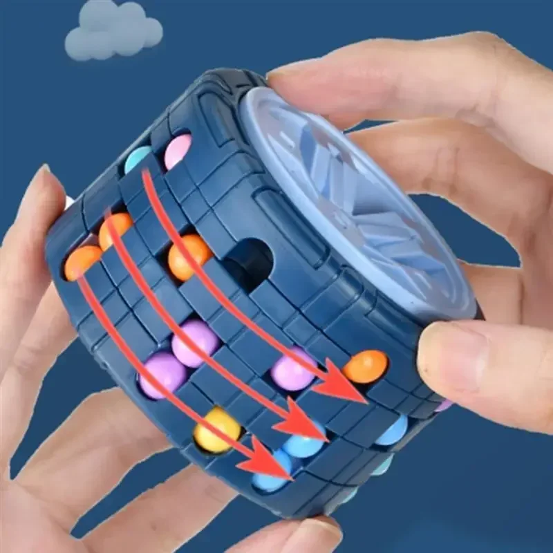 3D цилиндрический куб игрушка  – обзор и цена Fire Starter Cube