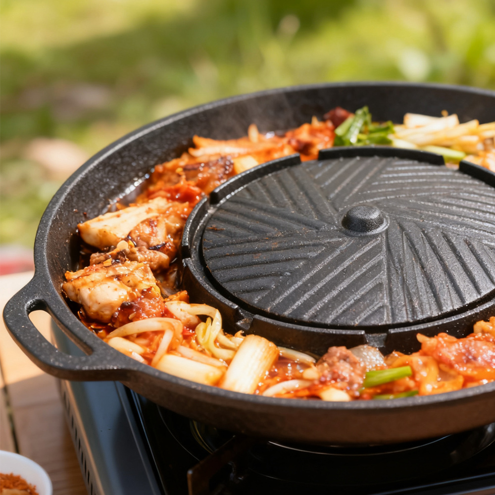 KOSUN корейская сковорода-грил – обзор и цена Camping Cooking Equipment