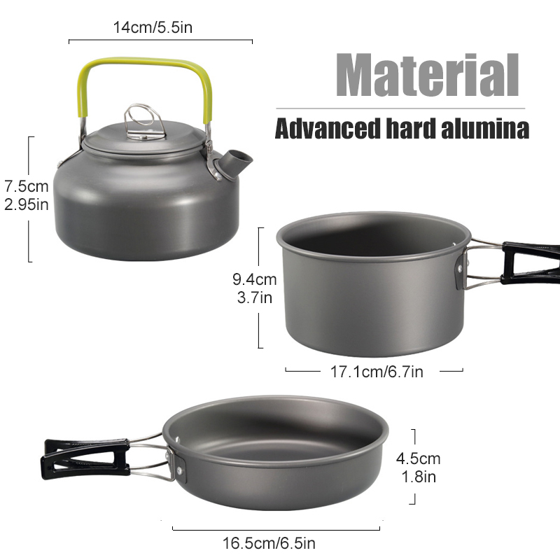 WESTTUNE набор посуды для кемп – обзор и цена Camping Cooking Cup