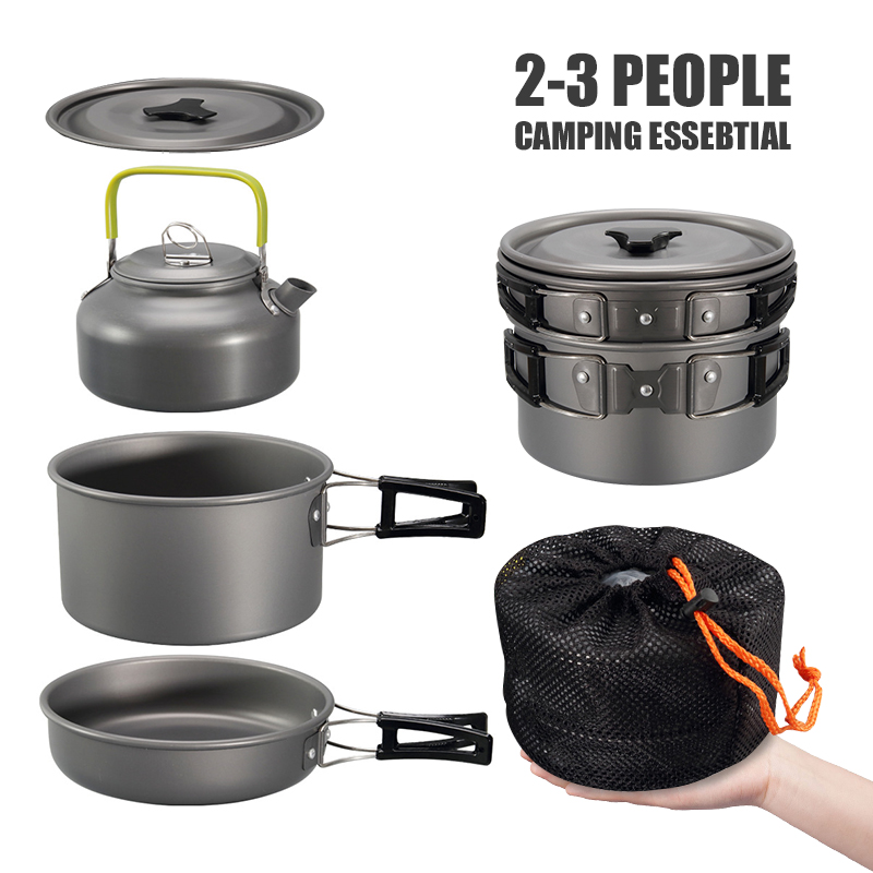 WESTTUNE набор посуды для кемп – обзор и цена Camping Cooking Cup