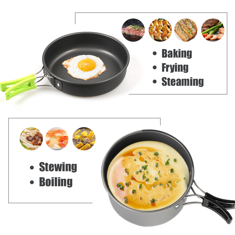 WESTTUNE набор посуды для кемп – обзор и цена Camping Cooking Cup