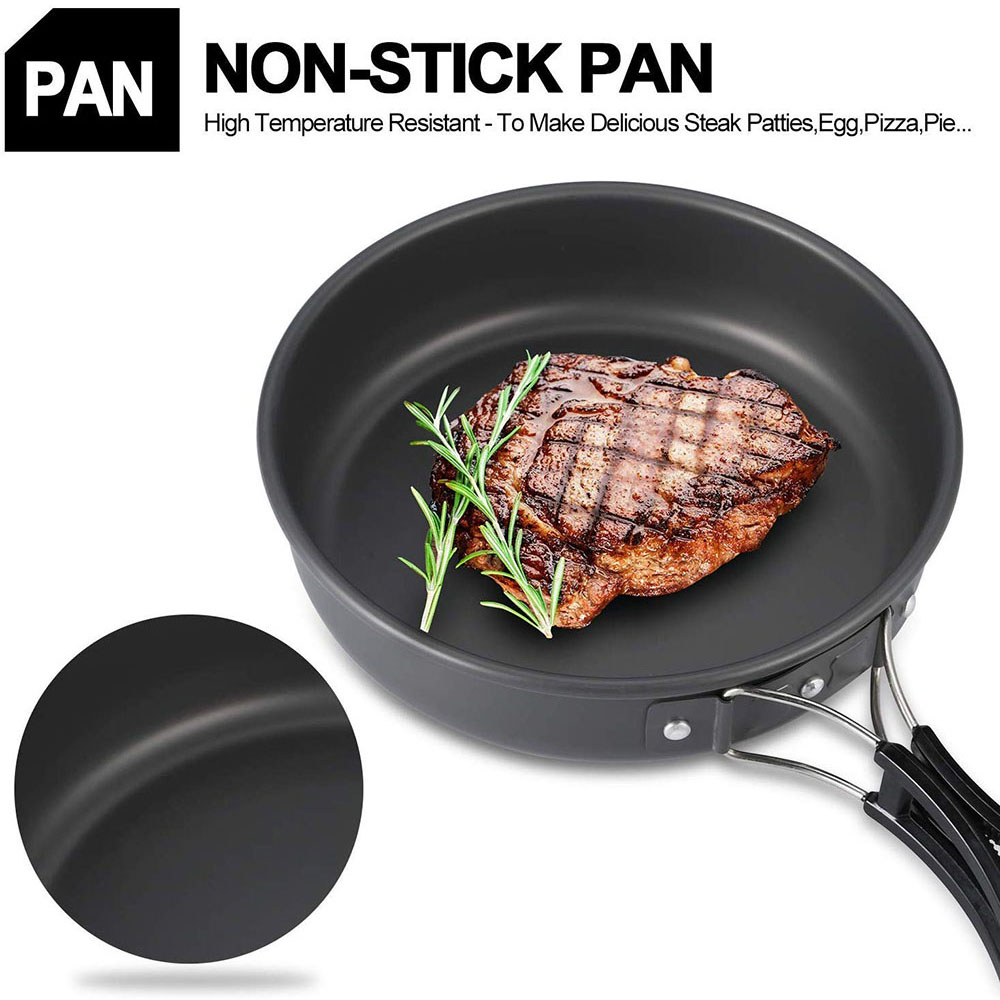 Набор походной посуды из алюми – обзор и цена Camping Cooking Equipment