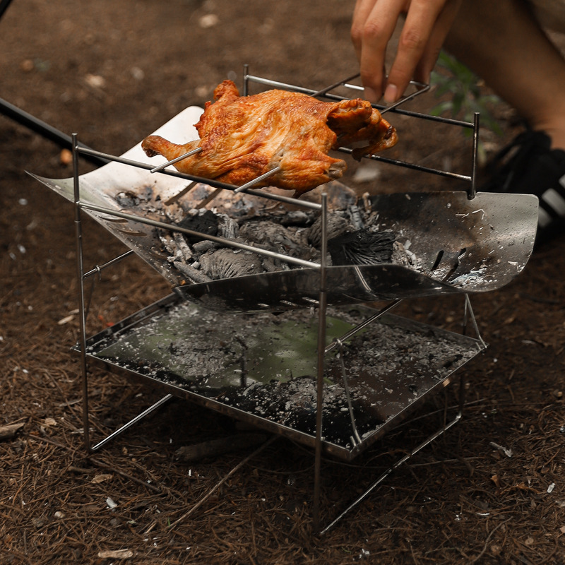 Дровяная походная печь, портат – обзор и цена Camping Cooking Fire Stove